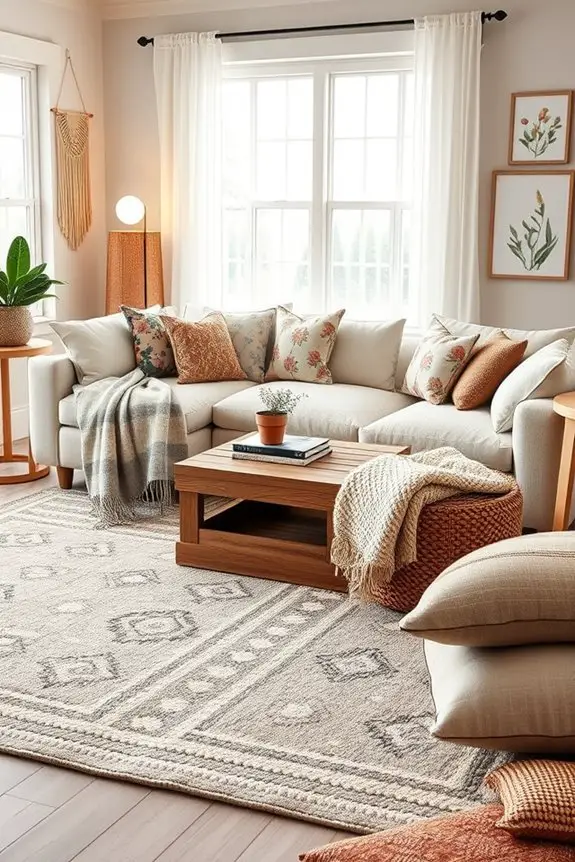 eclectic patterns create harmony