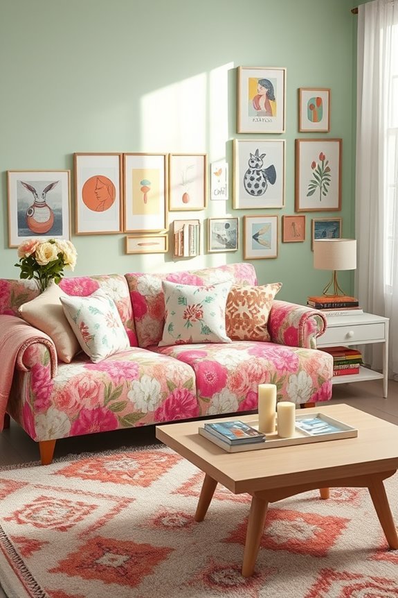 eclectic patterns create vibrancy