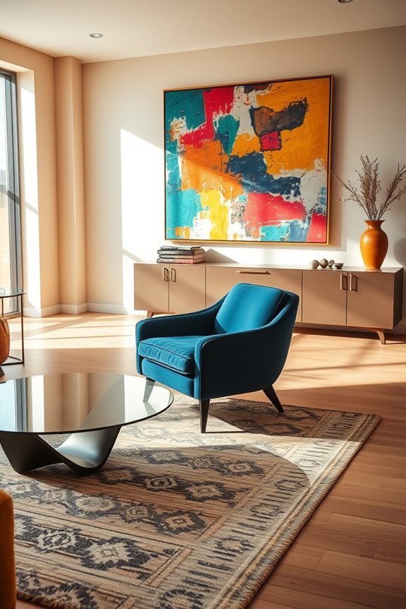 eclectic statement furniture choices