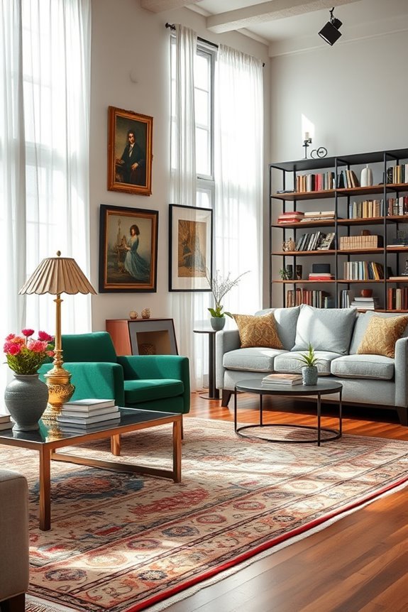 eclectic vintage modern fusion