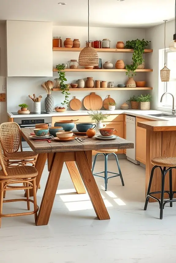 eclectic warm unique bohemian
