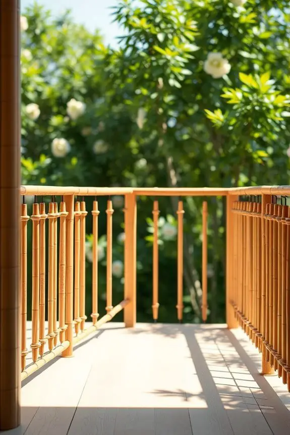 eco friendly bamboo balcony rails