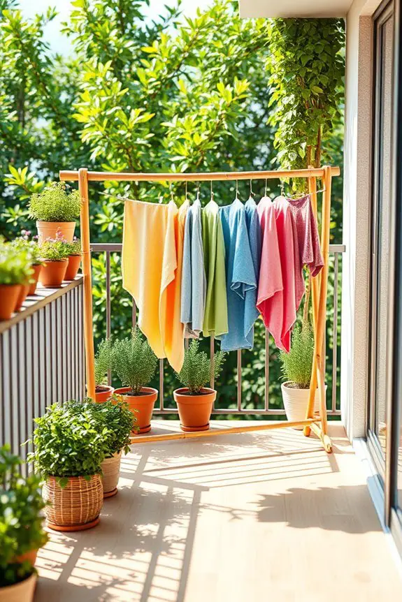 eco friendly bamboo drying rack