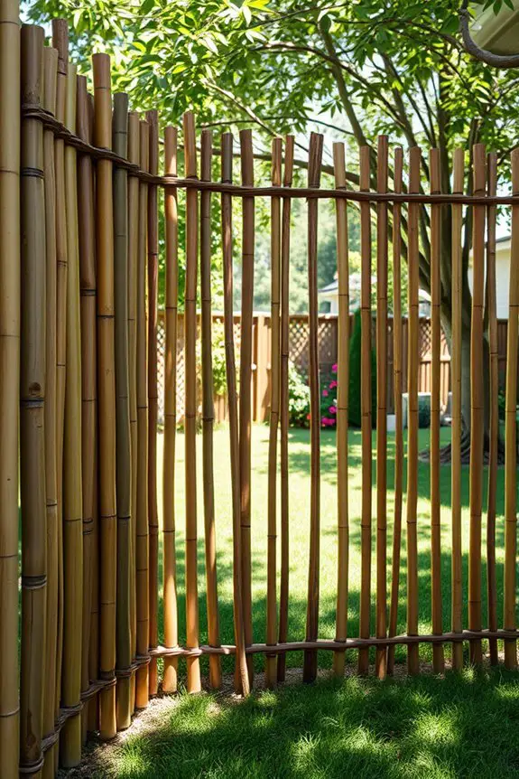 eco friendly bamboo fencing option