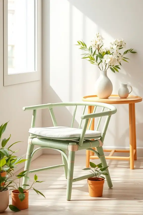eco friendly bamboo furniture painting