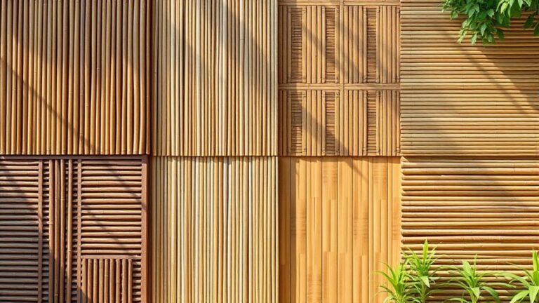 eco friendly bamboo wall designs