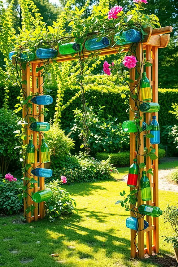 eco friendly bottle trellis design