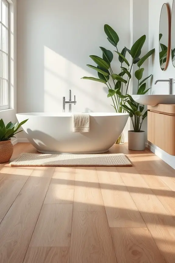 eco friendly composite bathroom flooring