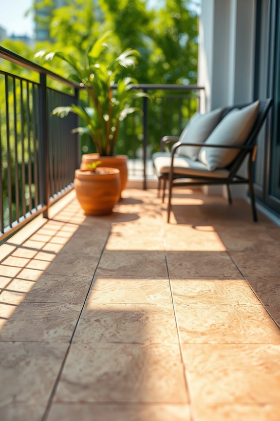 eco friendly cork balcony flooring