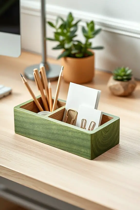 eco friendly desk organization solution