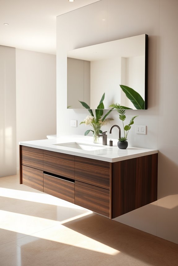eco friendly floating vanities