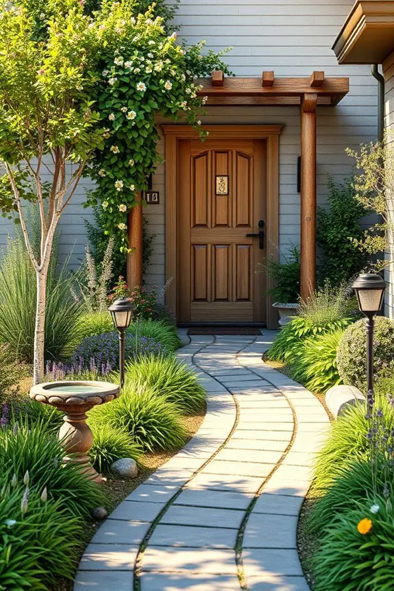 eco friendly front yard design