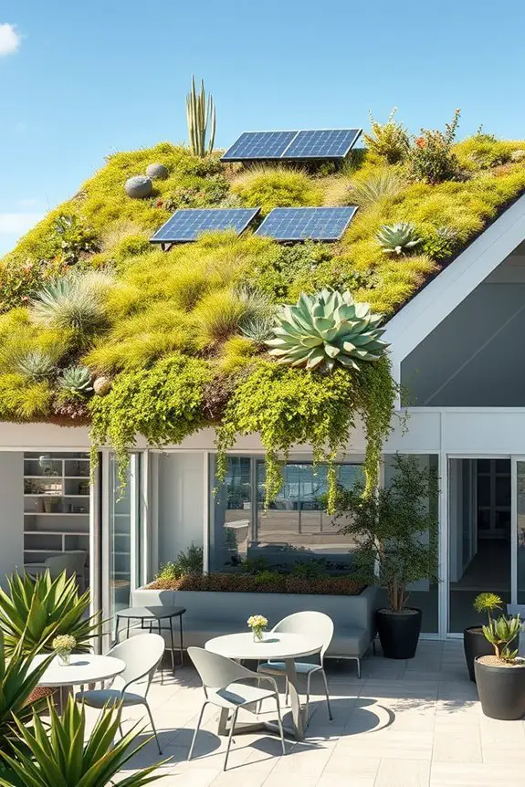 eco friendly green cafe design