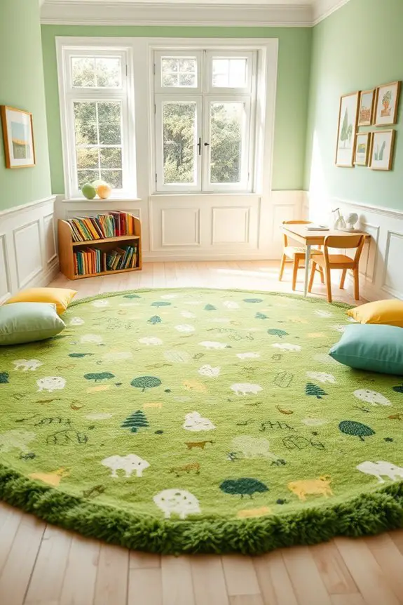 eco friendly green play mats