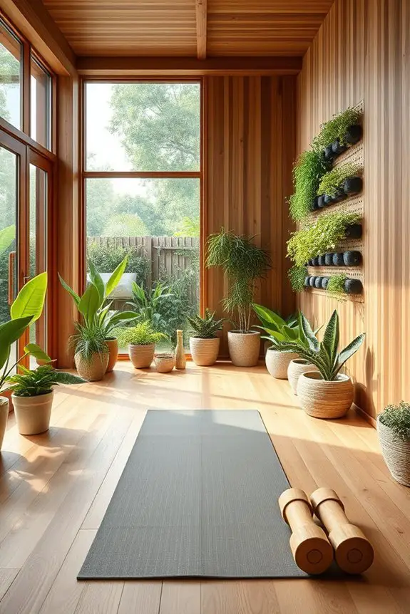 eco friendly gym material selection
