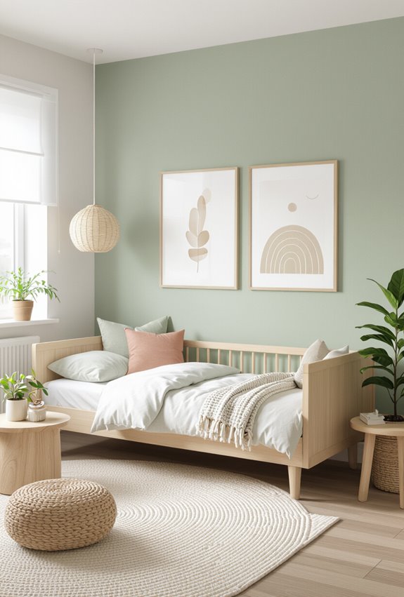 eco friendly minty nature inspired kids