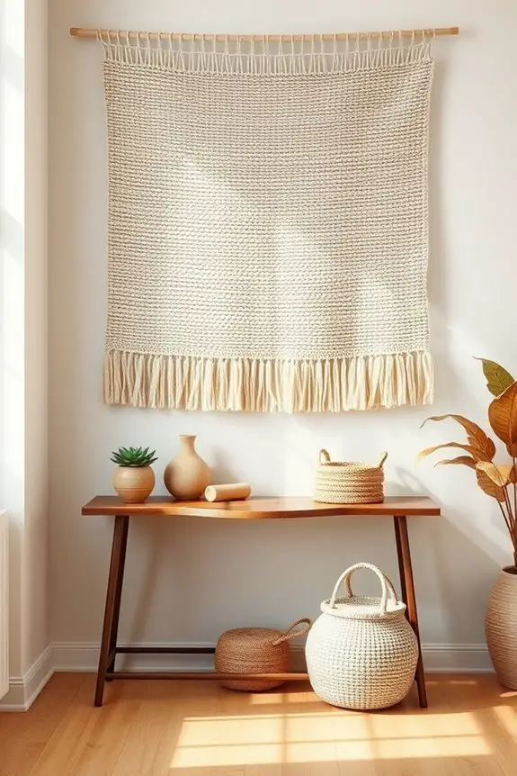 eco friendly textured wall decor