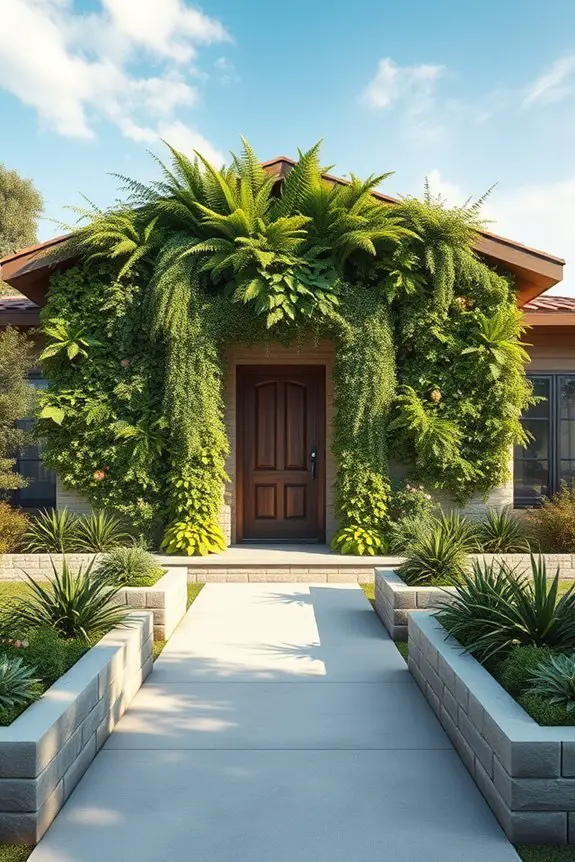 eco friendly vertical garden design