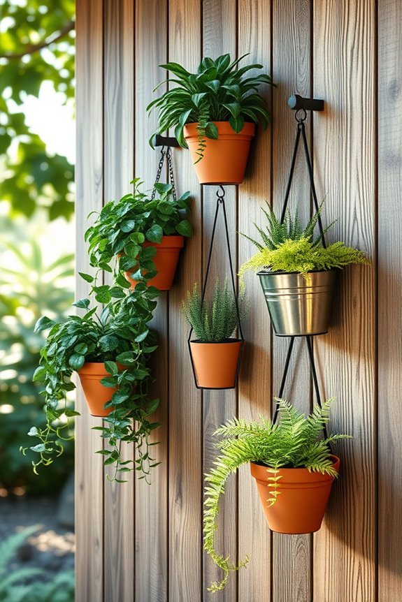 eco friendly wall mounted planters