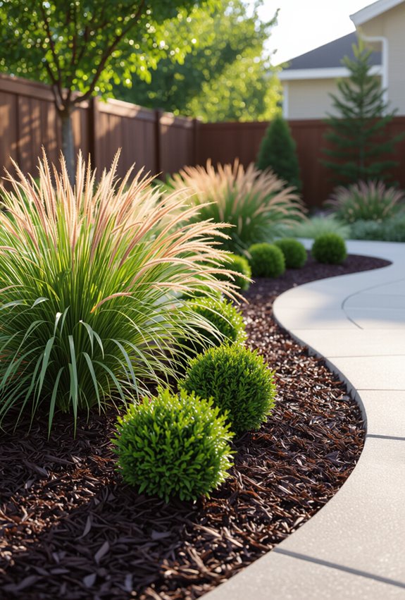 edge beds mulch annually