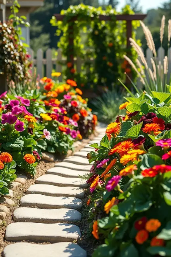 edible flower garden inspiration