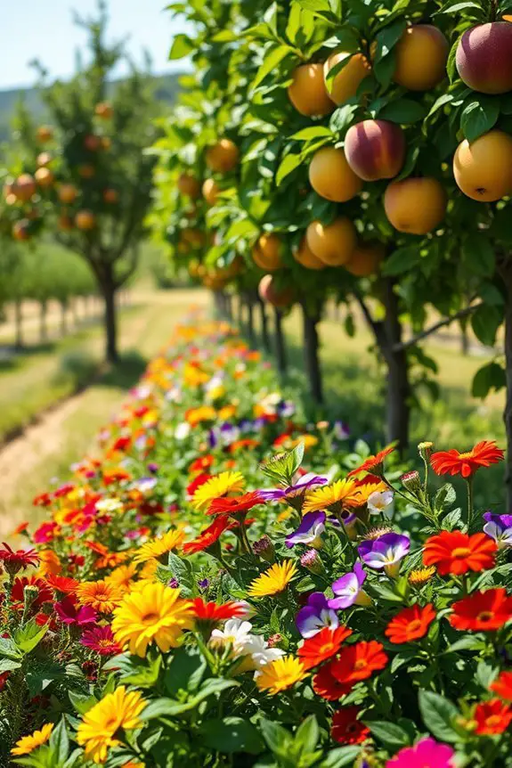 edible flowers enhance orchards