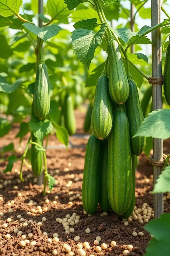 effective cucumber plant fertilization