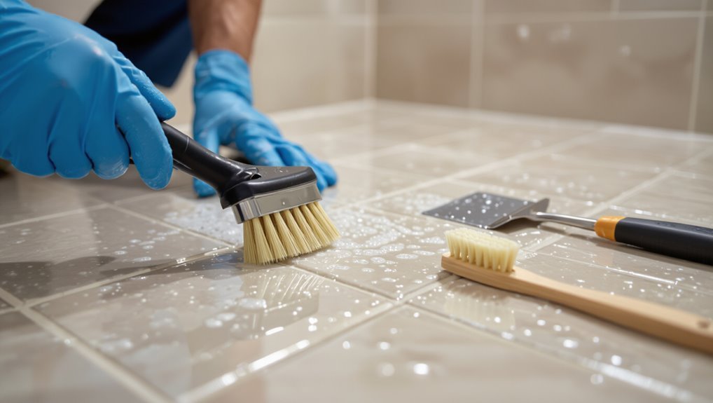 effective grout cleaning technique
