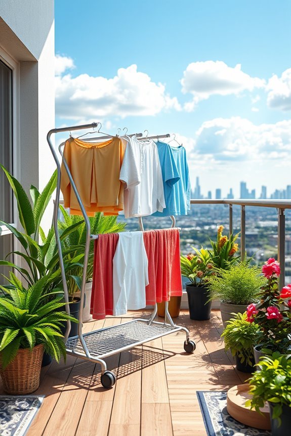 efficient balcony laundry solution