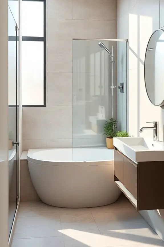 efficient corner bathtub designs