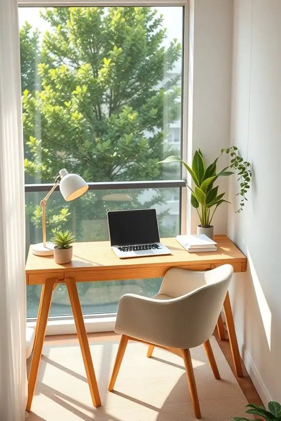 efficient corner workspace setup