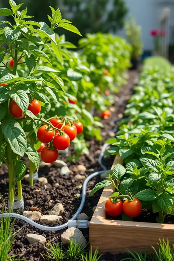 efficient garden watering system