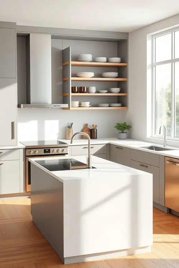 efficient kitchen workstation design