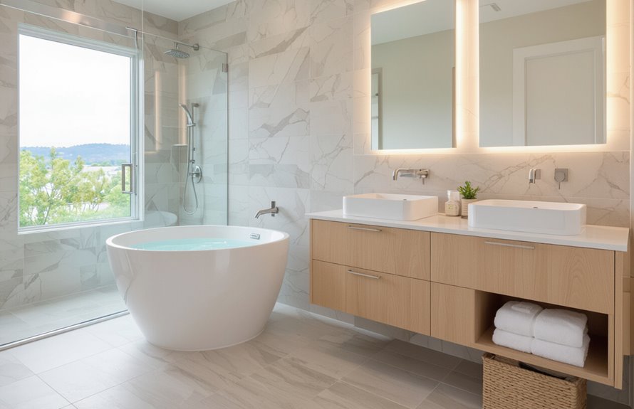 efficient stylish bathroom design