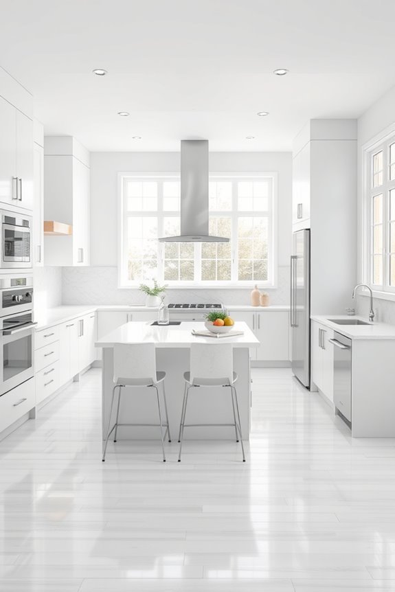 efficient u shaped kitchen design