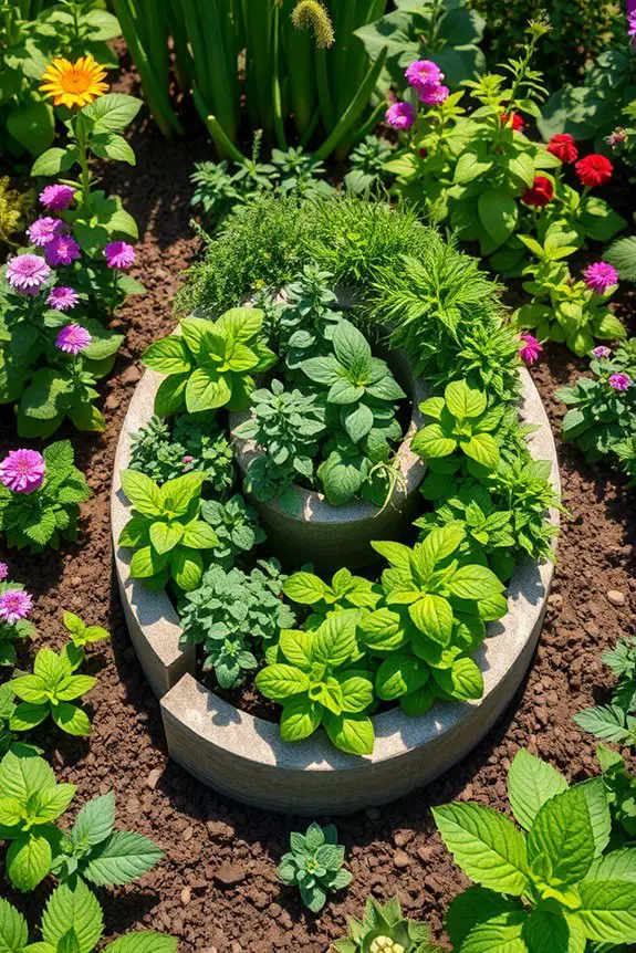 efficient vertical herb gardening