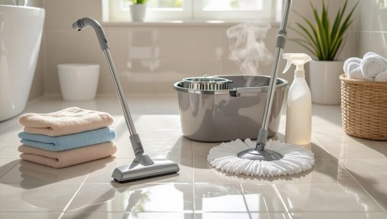 effortless tile floor cleaning