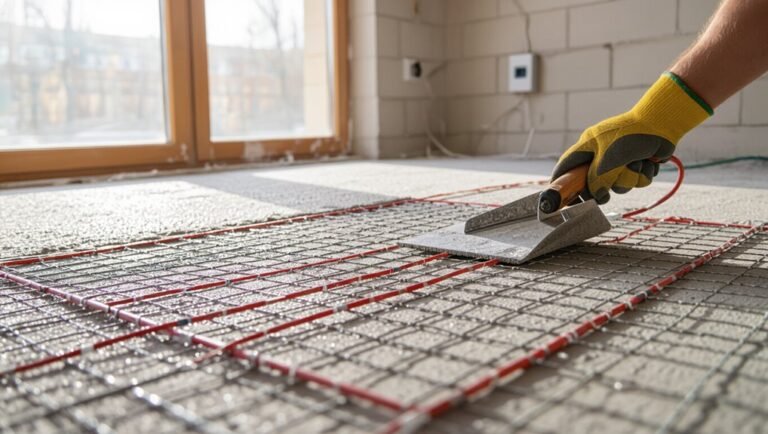 electric floor heating system