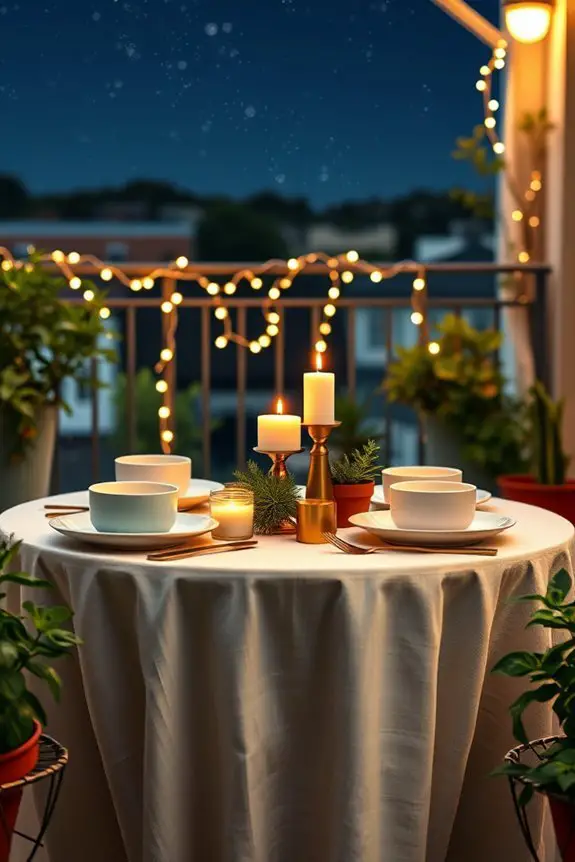 elegant al fresco dining