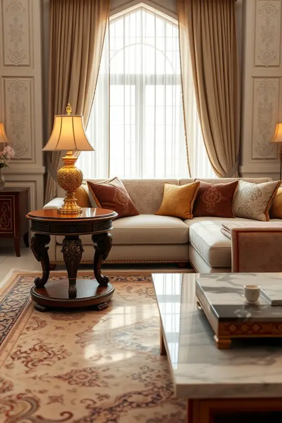 elegant and functional side tables