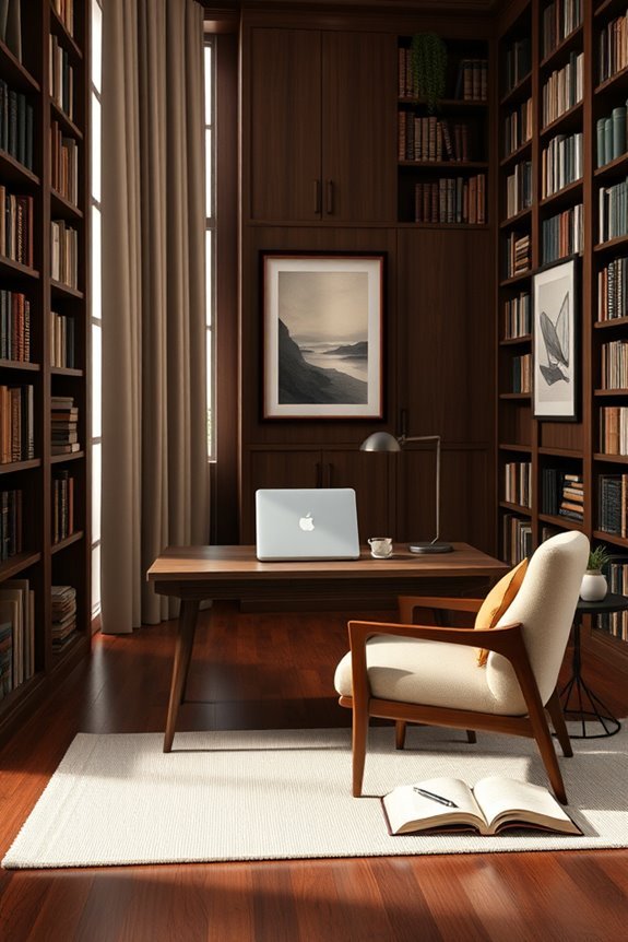 elegant and inspiring library