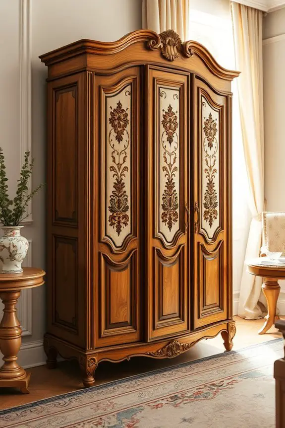 elegant antique armoire restoration