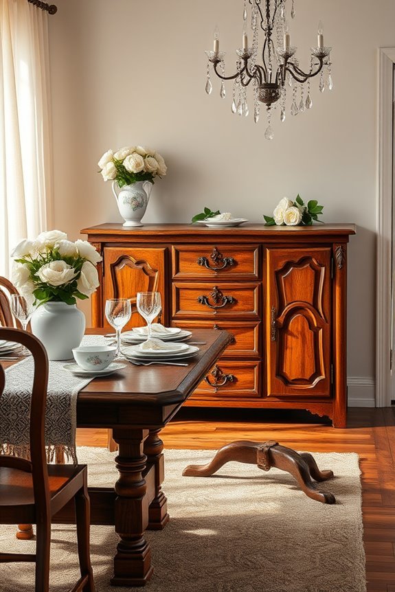 elegant antique dining buffets