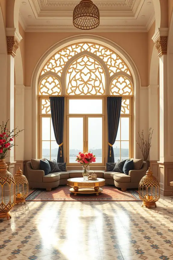 elegant arabian window design