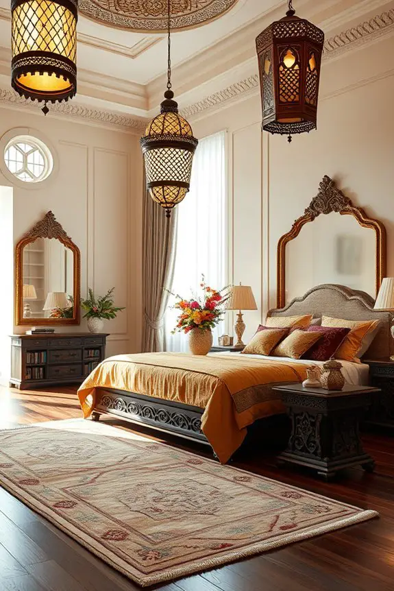 elegant arabic lantern decor