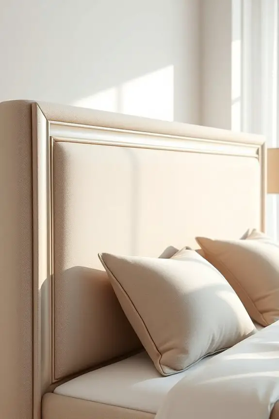 elegant backrests with molding