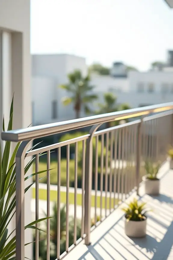 elegant balcony lighting design