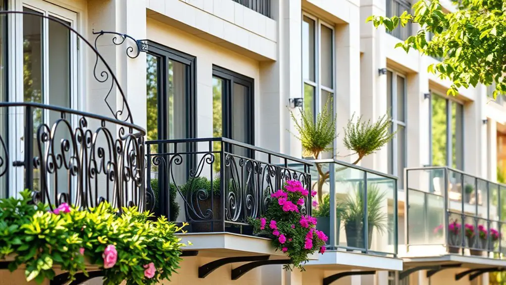 elegant balcony railing designs