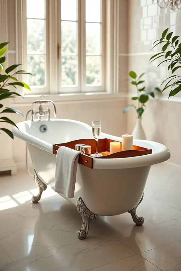 elegant bathing experience enhanced