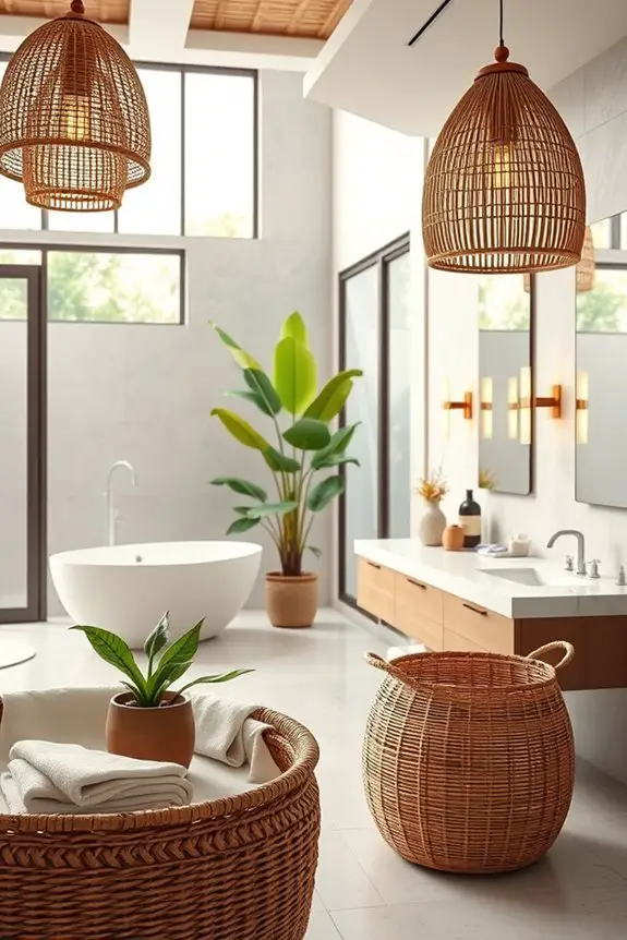 elegant bathroom lighting design
